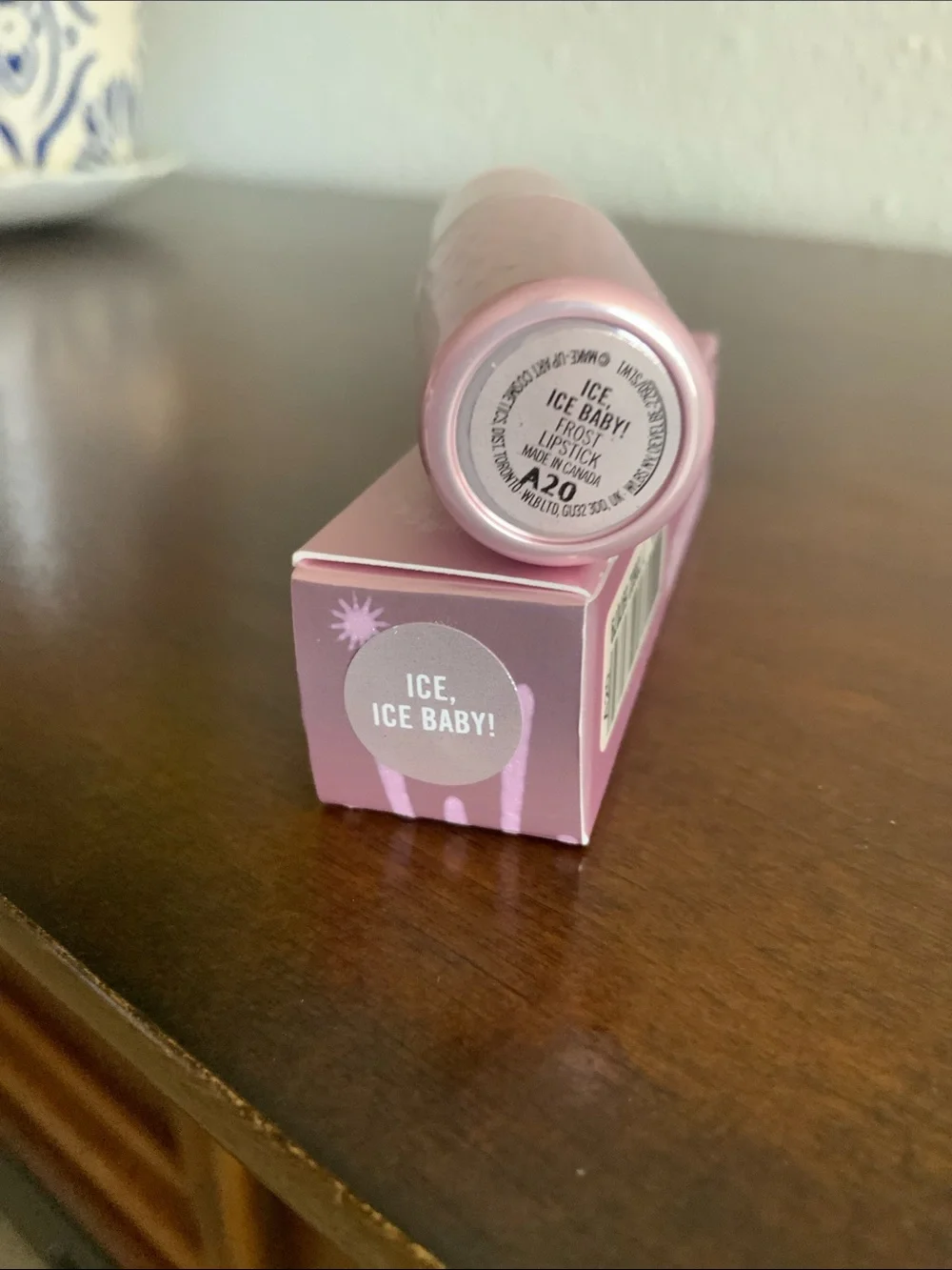 MAC Cosmetics Ice Ice Baby Pink Frost Lipstick RARE Discontinued
